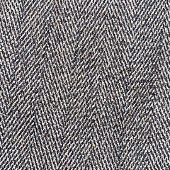 NWT Madewell Fringed Herringbone Robe Coat in Blue/Grey in size Small - Picture 10 of 12